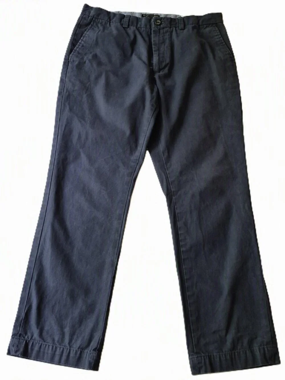 Banana Republic Aiden Chino Pants Mens 34x30 Navy Blue Straight Leg